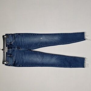 Pacsun Ankle Jeans Denium Jegging Raw Hem Distressred